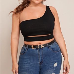 One shoulder top